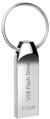 Poxfun USB Stick 512GB Schnelle Geschwindigkeit USB 3.0 Dauerhaft Speicherstick Hohe Kompatibilität USB-Flash-Laufwer Waterproof USB Sticks für Computer/TV Datenspeicher