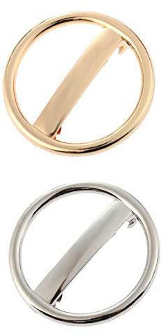 TOGEVAL 2stücke Teiliges Geometrische Haarklammern Aus Metall Eleganter Haarschmuck Für Damen Langlebige Haarspangen Gold Und Silber Für Partys Und Besondere Anlässe