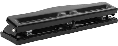 Perforateur manuel à 3 trous, perforateur de papier robuste réglable, perforateur d'art de bricolage pour la maison, le bureau, accessoires d'artisanat, fournitures pour