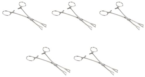 Reinscer 5X Triangle Opening Plier Clamp Piercing Forcep Tool Stainless Steel Body Piercing Plier Body for Ear Lip Nose Tongue