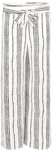 malito more than fashion Damen Sommerhose - lockere weich fließende Strandhose - Bequeme Freizeithose - Trendige Boho Marlenehose HC701 - (XS-M)