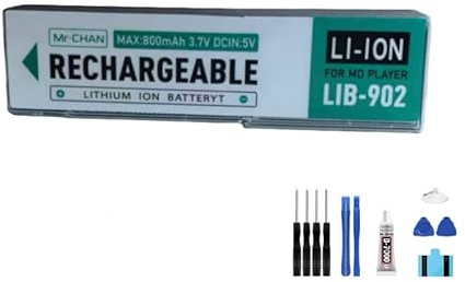 Generic Akku LIB-902, 800 mAh, 3,7 V, kompatibel mit AM-F7 F70 MD Walkman Akku