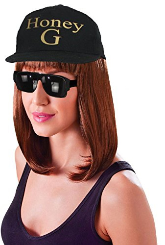 The Dragons Den Adults Honey G British TV Talent Show Gangster Rapper Fancy Dress Accessory Kit