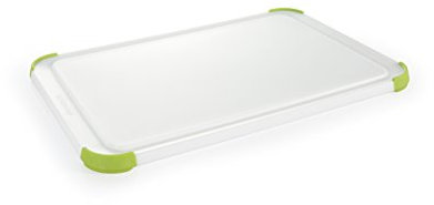 Tescoma 378926 Tagliere, Plastica, Bianco/Verde, 26x16 cm