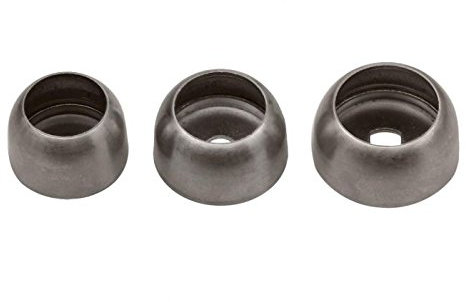 Edelstahl Flansch Wandrosette Wandhalter Wandlager Rohr Rundrohr 1-12 Größe 22mm