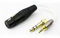 NewFantasia 3.5mm 1/8 TRS Male & 6.3mm 1/4 adapter to 4-pin XLR Balanced Female headphone Audio Adapter cable