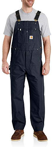 Carhartt Men'sRelaxed Fit Duck Bib Overall Navy,L36-W42