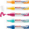 edding 5000 Marqueur acrylique large - jaune, jaune soleil, bleu, rose, turquoise - 5 couleurs (abstrait) - pointe biseautée 5-10 mm - peinture acrylique pour la toile et le bois - stylos imperméables