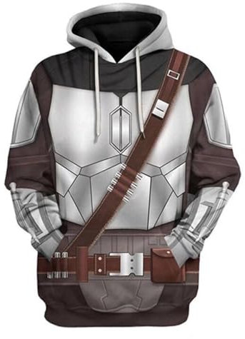 CHLOBLOM Hot TV Serie Hoodie Cosplay Kostüm Pullover Sweatshirt Reißverschluss Jacke, silber, Small