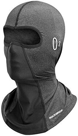 ROCKBROS Sturmhaube Atmungsaktiv UPF 50+ für Sommer Radsport Motorrad Bandana Multifunktionstuch Elastisch Halstuch Damen Herren (Grau, Stil 4)