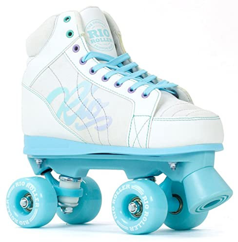 RIO ROLLER Lumina Rollschuh White/Blue, 40.5