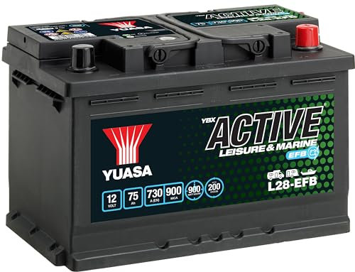 - YUASABATTERIE YUASA LEISURE L28-EFB 12V 75Ah 900A
