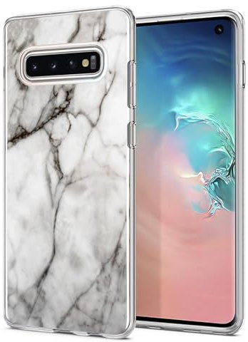 CoolGadget Motiv Hülle für Samsung Galaxy S10 - Motiv 10 Designhülle, Anti-Fingerprint, Slim Fit Schutzhülle mit Erhöhtem Kamerarand, Stoßfest, Kratzschutz