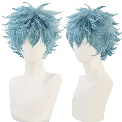 Anime Cosplay Wigs Wig Blue Short Heat