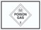 Aufkleber Giftige Gase Symbol Poison Gas Totenkopf A8 (52x74mm)