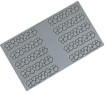 Pavoni Moule en silicone pour décorations Hearts 3 Eclair Coeurs PR009