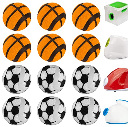 NICERINC PET X-Small Dog Tennisbälle Hundespielzeug Ball Interior Bell 3,8 cm 12 Stück Fit Ball Launchers