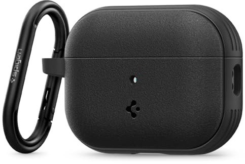 Caseology by Spigen Cover Vault Compatible con AirPods Pro 2 (2a Generazione 2023/2022) con Moschettone, Custodia AirPods Pro 2 - Nero
