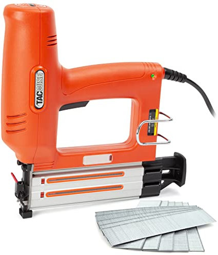 Tacwise 1707 Master Nailer 18G/50, Electric Brad Nail Gun with 1,000 Nails, Uses Type 180 (18G) / 20-50 mm Nails, Orange