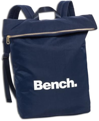 Bench Damen City Girls fold over Rucksack Kurierrucksack Daypack Backpack 64187, Farbe:Marineblau