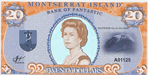 Montserrat Island bankfrisch (I) 2018 20 Dollars Fantasiebanknote (Banknoten für Sammler)