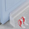 MARICATO 4 Pezzi Paraspifferi Porta Blindata, Guarnizione Sottoporta in Gomma, Paraspifferi Sottoporta Premium Ideale anche per Protezione da Suoni, Freddo,Antipolvere e Anti Bug (5x400cm Trasparente)