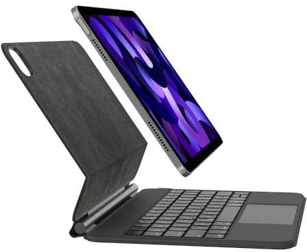 Belkin Tastiera Pro per iPad con supporto magnetico, tastiera Bluetooth, controllo multi-gesto, supporto magnetico per Apple Pencil, tasti multimediali per iPad Air M2 11 10,9, iPad Pro 11, svedese