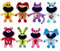 Super JAKES 8pcs Smiling Critters Plush Toy, CatNap Plush Smiling Critters Cartoon Stuff Dolls for Game Fans Favors Preferred Gifts for Kids Toddler Birthday
