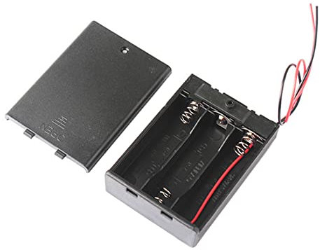 yanwuwa AA Battery Organizer Box With Switch Household Battery Storage For Case Containers 3 4 6 8 Slots Battery Holder 18650 Aa Battery Holder Organizer