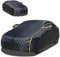 Autoabdeckung Gegen Hagel Für Volkswagen New Beetle 2 Door 1998-2019, Autoabdeckung Für Außeneinsatz ，Sonnensicher ，Staubdicht ，Schneesichere Autoabdeckung ，Custom Car Cover(Black)
