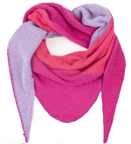 Glamexx24 Damen Schal, Damen Halstuch viele Farben - Dreiecksform - Unisex - Winterschal Sommerschal XXL Schal Muster Schal Trend Schal sehr weicher Schal