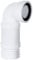 Hulthor Toilet Pan Connector – Universal WC Waste Pipe Fitting for Straight, Bent, Rigid Types & Flexible Pan Connectors (90 Degree Flexible Pan Connector)