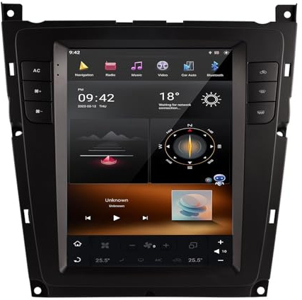 Android 15 Car Stereo for Bentley Flying Continental (2012-2019) - 10.4 Touchscreen Multimedia DVD Player with CarPlay, GPS Navigation, FM Receiver, Bluetooth 5G WiFi, HiFi, SWC, DSP, Mic,