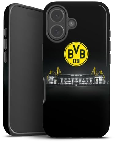 Panzer Handyhülle kompatibel mit Apple iPhone 17 robuste Outdoor Hülle Schutzhülle glänzend BVB Stadion Borussia Dortmund