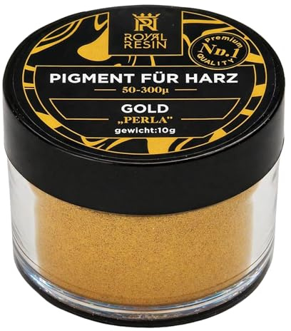 Royal Resin Perlmuttpigment Pulver Epoxy Pigment Silber 50-300um 10g | Epoxidharz Zubehör, Technisches Effektpigment für Epoxidharz, Silikon, Spachtelmassen, Farbpigmente für Gießpulver Fein