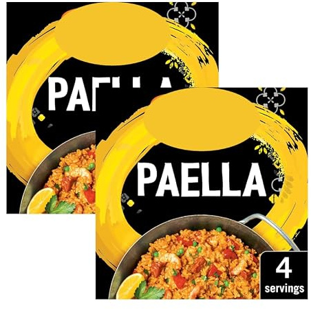 Spanish Paella Recipe Mix, 30g, Ready in 35 Mins, Authentic Flavour, Vegan, No Artificial Colours or Flavourings, Pack of 2