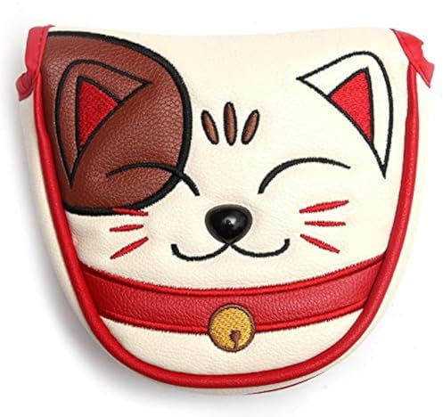 Funda para palo de golf, apta para Scotty, Cameron, Odyssey, Taylormade, Titleist, Callaway, Mizuno, Cobra y Nike, rojo