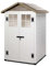 Gardiun Abri de Jardin en Résine Tuscany Evo 120 2 m² 137x144x214 cm 2 Portes