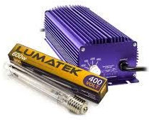 Lumatek Ultimate 600w 400V Pro Digital Ballast, Bulb & Shade Hps Grow Light Kit (Lumatek Bulb 600W 400V & Ballast 600W 400V Dimmabl)