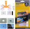 Kingsport Windshield Crack Repair Kit, Windshield Repair Kit with Pressure Syringes for Fix Windshield Auto Glass Cracks, Chips, Scratch, Half-Moon, Star-Shaped, Use For 18+ Age Above Not for kids