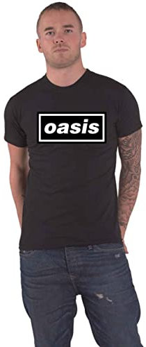 Oasis Herren T-Shirt, Schwarz, L
