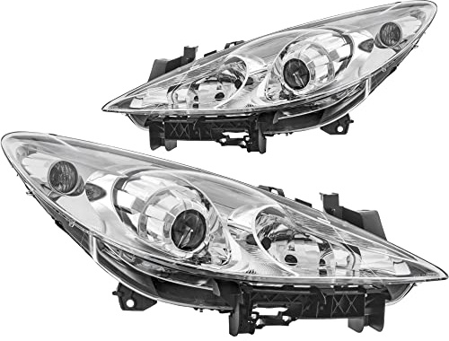Halogen Scheinwerfer Set links & rechts Hauptscheinwerfer Frontscheinwerfer H1 mit Elektromotor für Model 307 CC 3B 3E 3H 3A/C