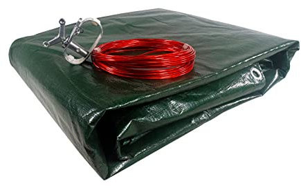 well2wellness Lona para piscina de 90 g/m² para piscinas redondas de 5,00 m de diámetro, protección segura, solución ideal, lona para verano e invierno, temperatura del agua constante