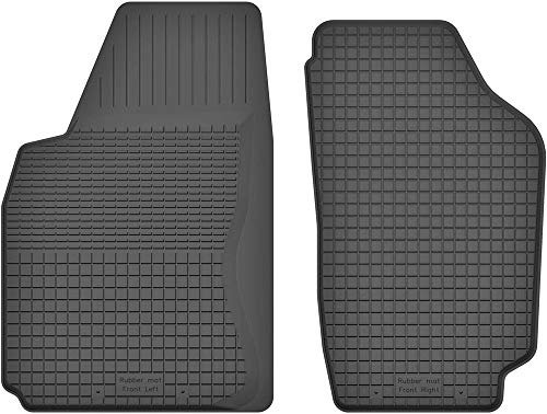 Fußmatten Vorne 2er Set für Nissan Navara 2 D22 1998-2005 Gummi Gumimatten