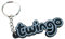 Générique Porte-clés Twingo PVC Souple Monogramme Logo Coffre Noir