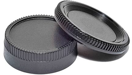 Kood Body Cap & Camera Rear Len Cover for Nikon F/AI Mount DSLR Fit D7500,D750, D700, D810,D800, D800E, D610, D600, D40, D50,D5,D500, D60, D70, D70S, D80, D40X, D90, D3400
