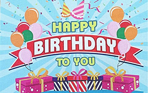 Tovagliette Americana Palloncino Di Compleanno Tovagliette Colazione PVC Tovagliette Americana Plastica Lavabili Antiscivolo Sottopiatti Resistente Al Calore Sotto Piatti Da Tavola 30x45cm 8 Pcs