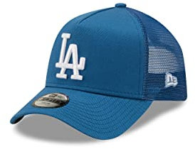 New Era Los Angeles Dodgers MLB Tonal Mesh Blue 9Forty Kids A-Frame Adjustable Trucker Cap - Child