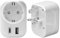 Superpow Adaptateur Prise Anglaise UK Angleterre,Adaptateur de Voyage avec 1USB et 1 Type-C,Adaptateur UK,Europe Francaise FR 2 Broches vers GB 3 Broches pour Irlande Royaumeuni Bretagne Écosse,Type G