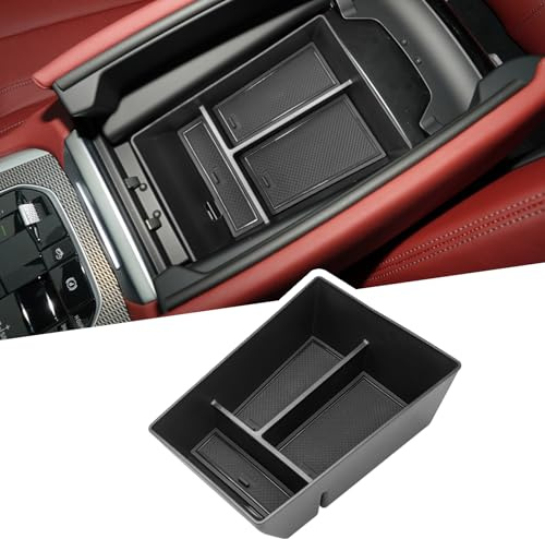 Yumzeco Center Console Organizer Compatible with BMW X5 G05/ X6 G06/ X7 G07 | Console Organizer Center Tray Multifunctional Storage for X5 G05/ X6 G06/ X7 G07 2019 2020 2021 2022 2023